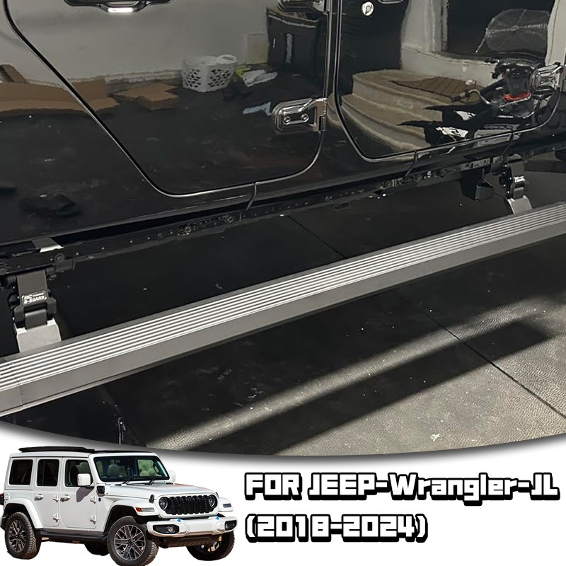 2PCS Power Side Step Electric Running Boards Fits For Jeep Wrangler JL 2018-2025