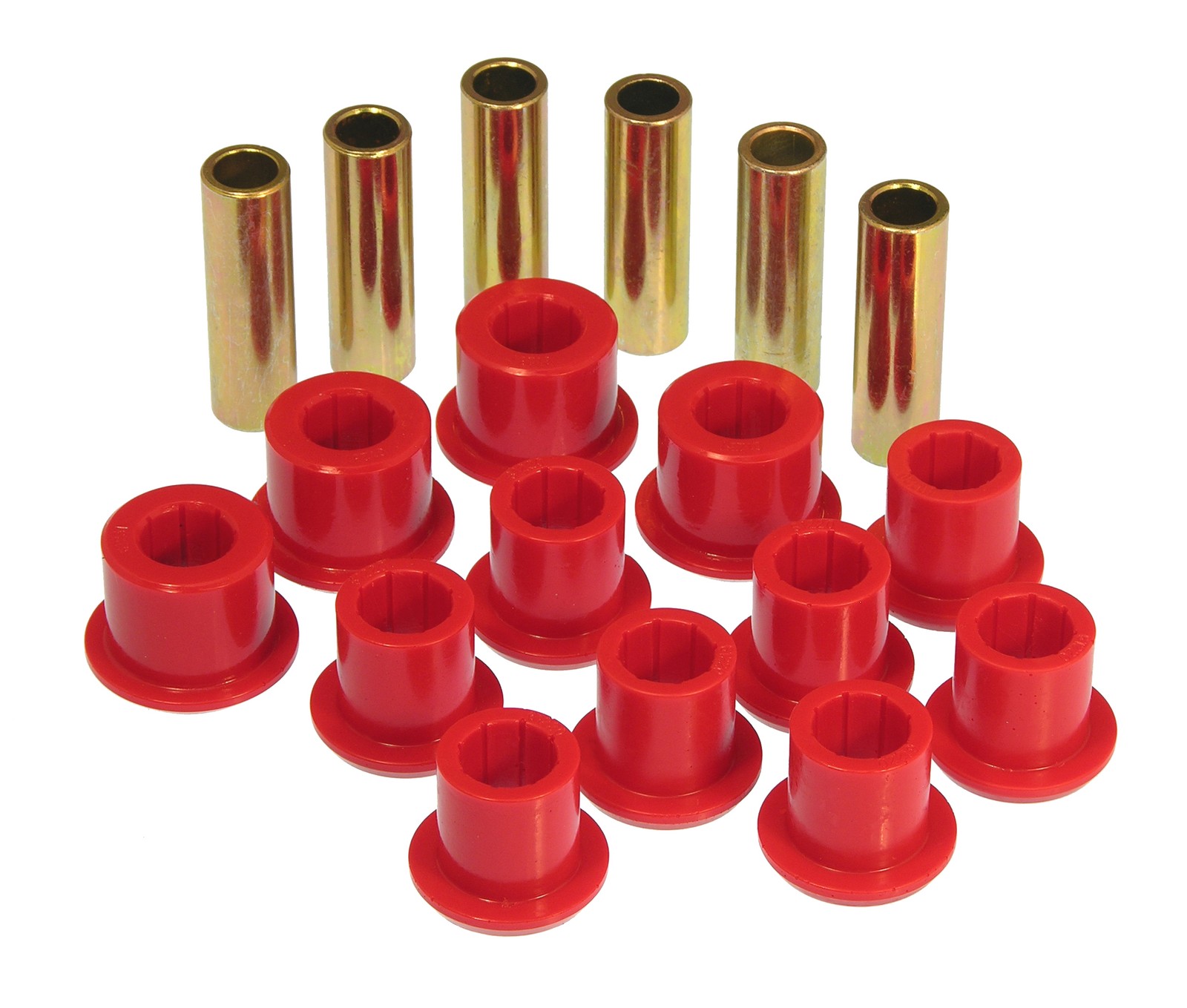 Prothane for 98-08 Ford Ranger Rear Leaf Spring Bushings - Red
