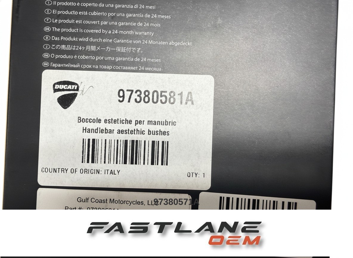 2016-2023 Ducati XDiavel SuperSport Frame Plugs 97380581A OEM 2016-2023 Ducati XDiavel SuperSport Frame Plugs 97380581A OEM