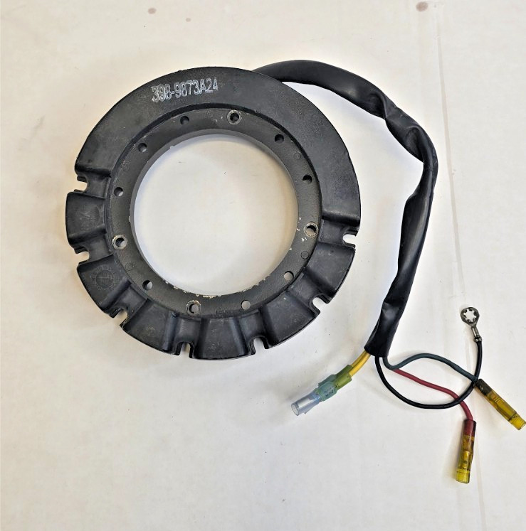 398-9873A24 Outboard Stator 40hp-125hp Mercury Force 16Amp 2-Stroke