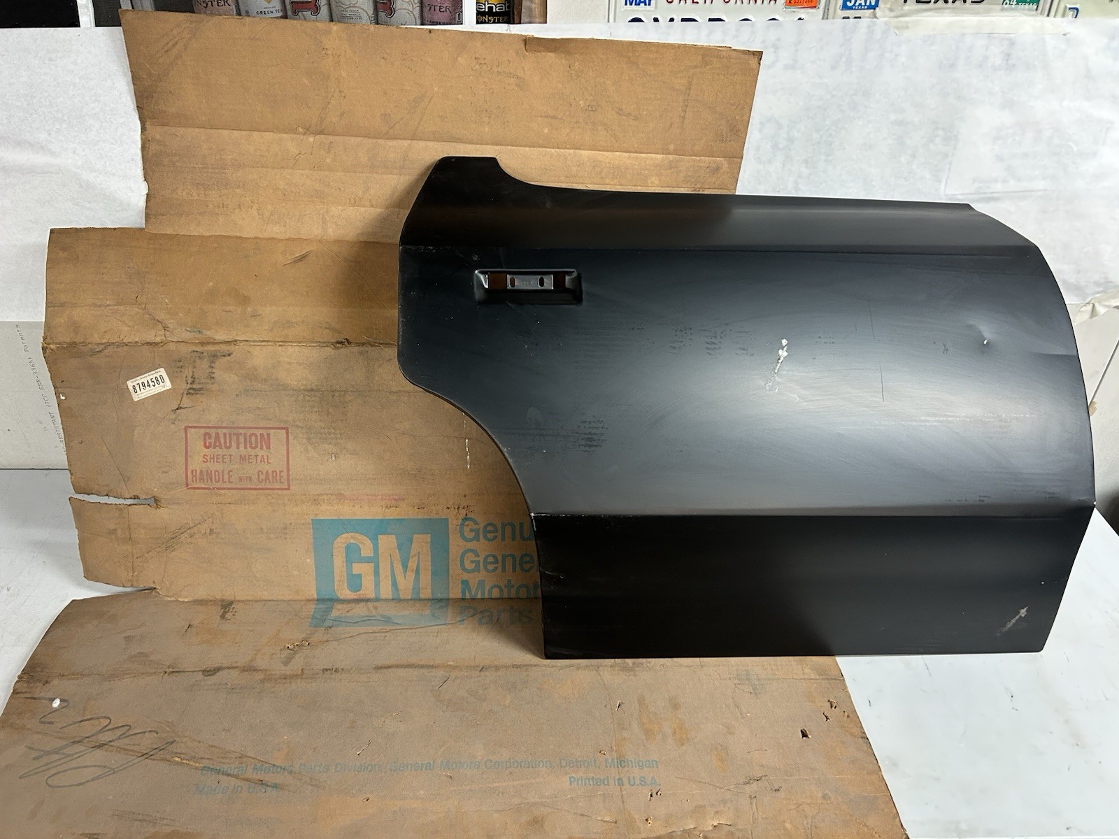 1971 GM RH Outer Door Panel OEM NOS 4 Door Passenger Sedan GM 8794580