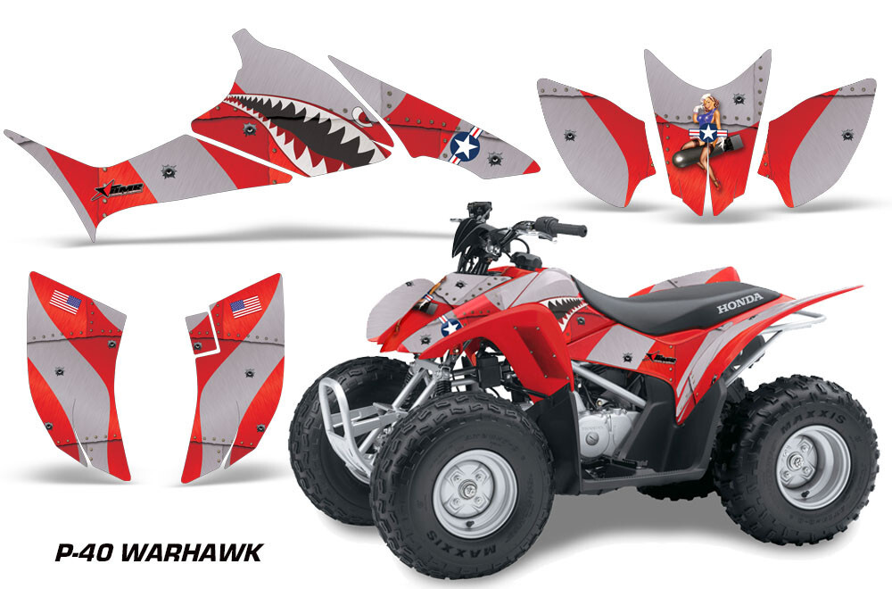 ATV Graphic Quad Decals Stickers For Honda TRX90 2006-2019 P40Warhawk R S