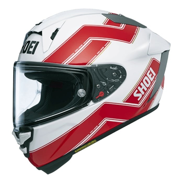 SHOEI X-Fifteen (X-15) LAWSON TC-1 (RED/WHITE) Japan Model #9393