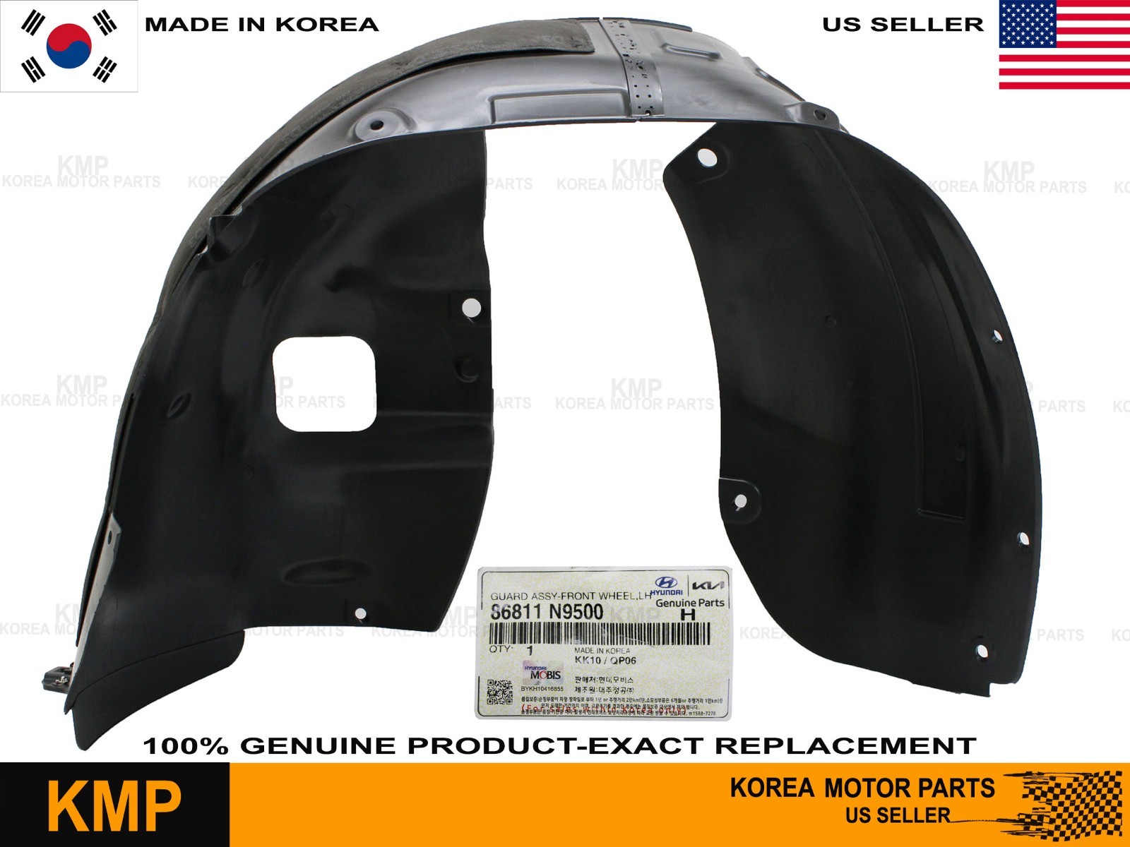 Genuine⭐ Front Fender Liner LEFT Driver for 2025 2026 Hyundai Tucson 86811-N9500 Genuine⭐ Front Fender Liner LEFT Driver for 2025 2026 Hyundai Tucson 86811-N9500