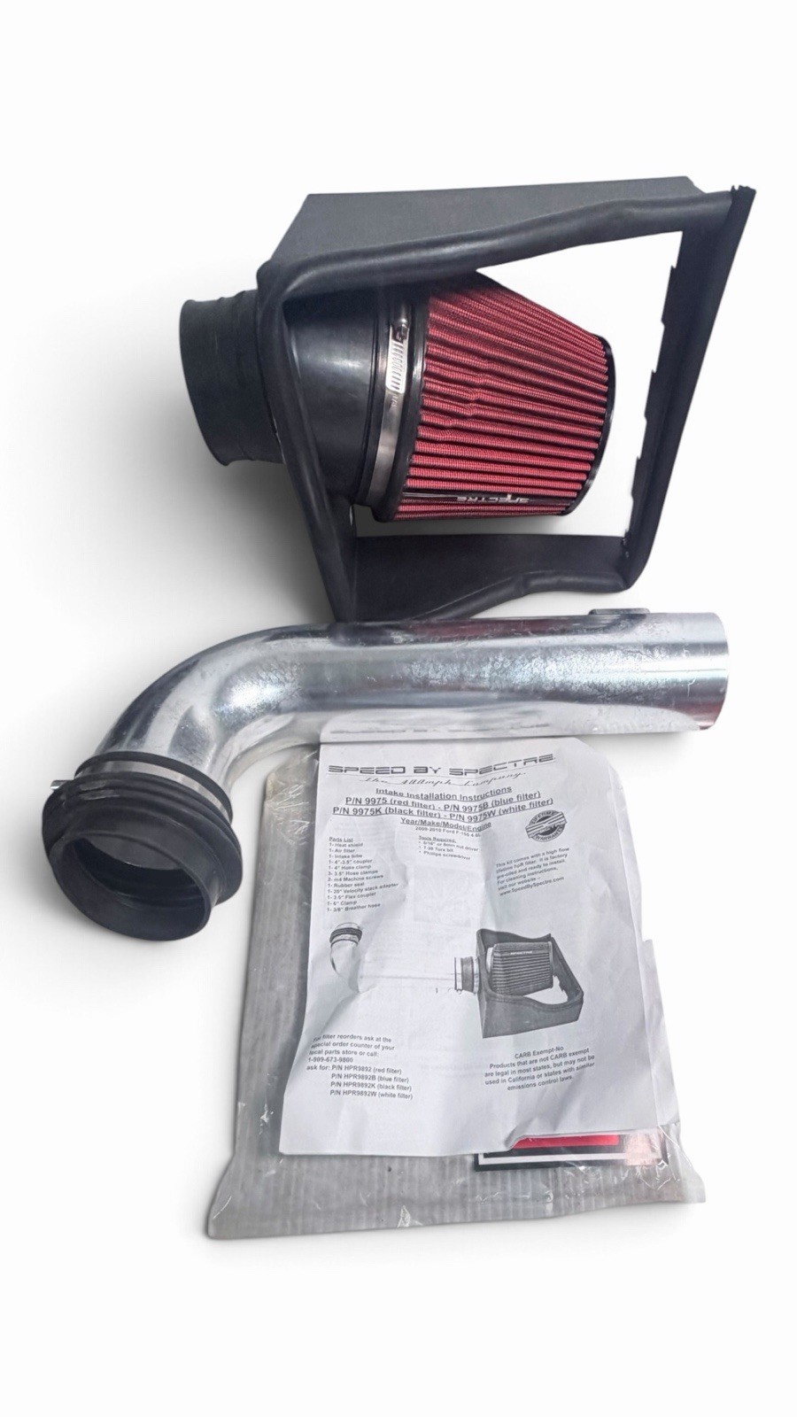 Spectre Performance 9975 Cold Air Intake Kit 09-10 Ford F150 Pickup 4.6 3 Valve