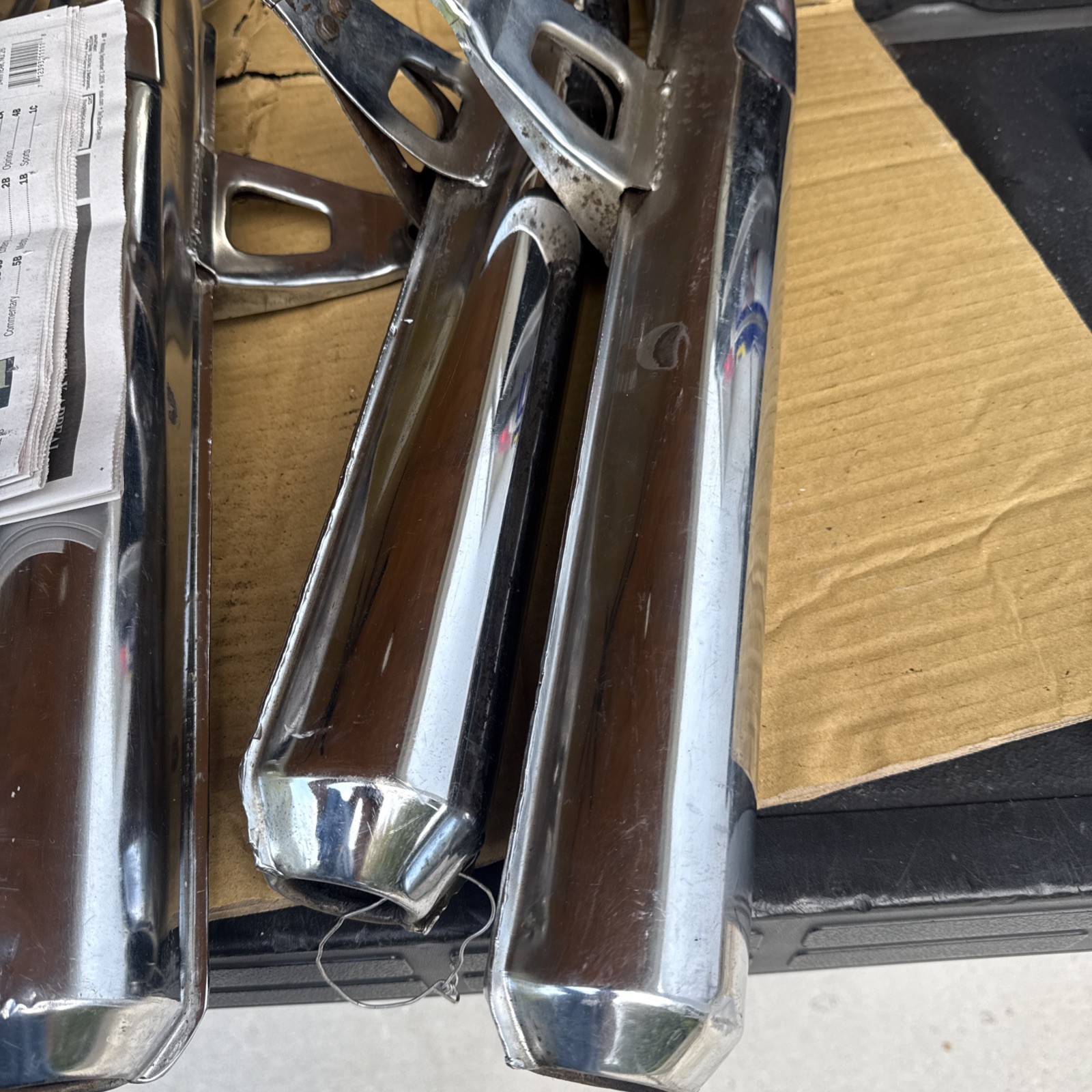 Suzuki Gt750 Right Side (2)Outer & Inner Exhaust Silencers