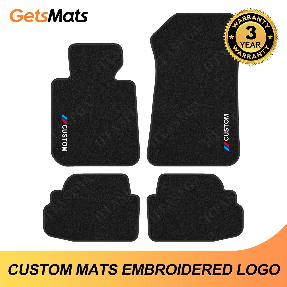 Fit BMW 1 Series Coupe E82 2007-2012 Quality Velour Carpet Car Floor Mats Liners
