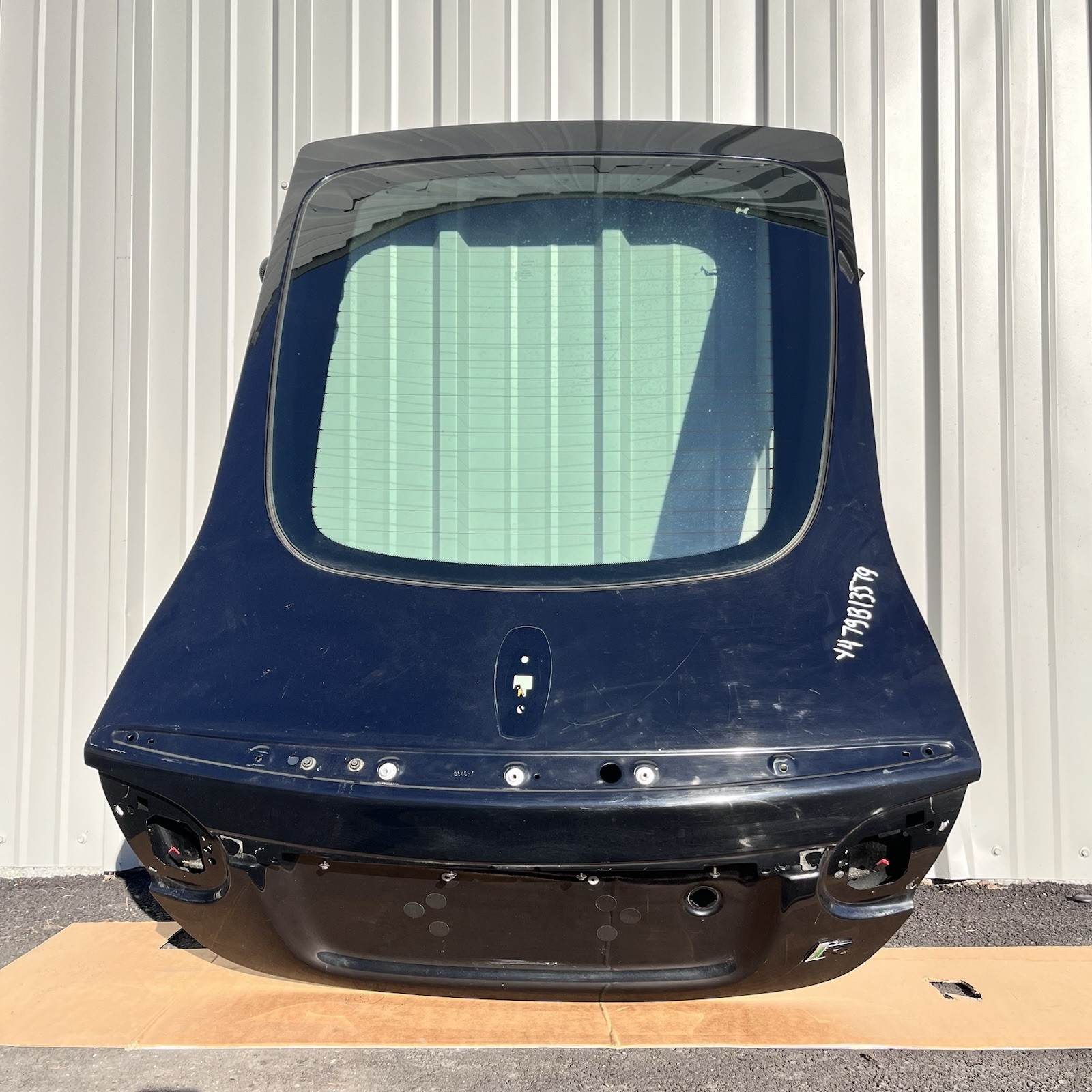2007-2015 Jaguar XK XKR - TRUNK LID TAILGATE Hatch Shell w/ Glass, Black, OEM