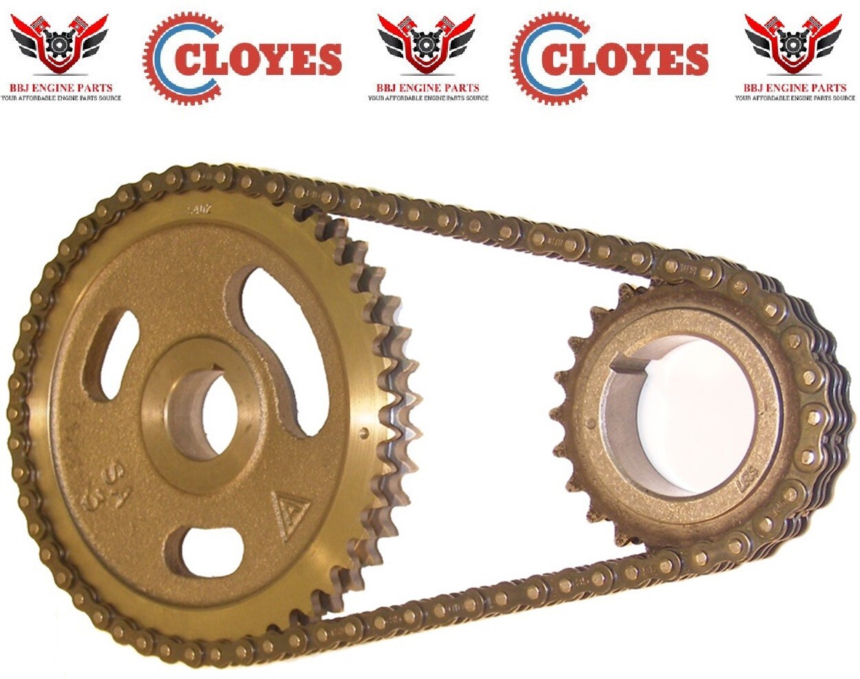 CLOYES Double Row Timing Chain Set fits 1968-1991 Chrysler Dodge V8 318 340 360