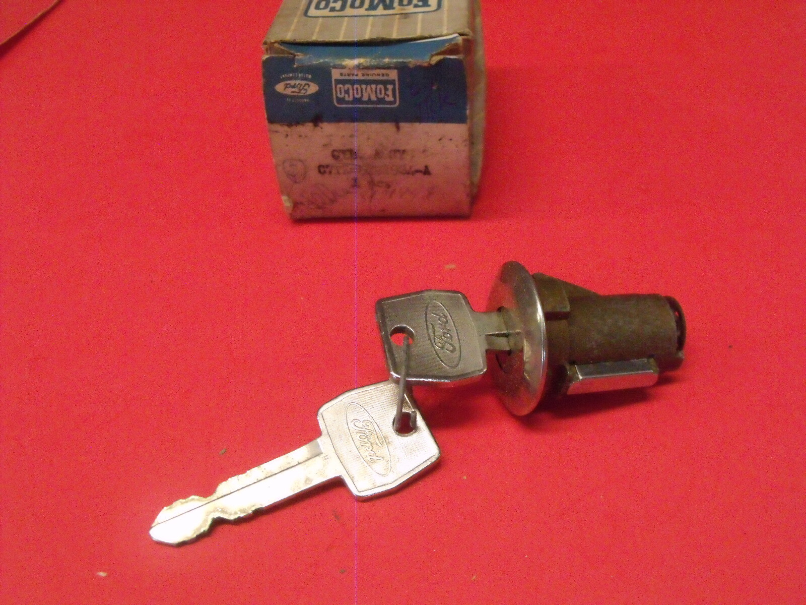 NOS 67 68 Ford Truck Door Lock Cylinder & Keys C7TZ-8121984-A 