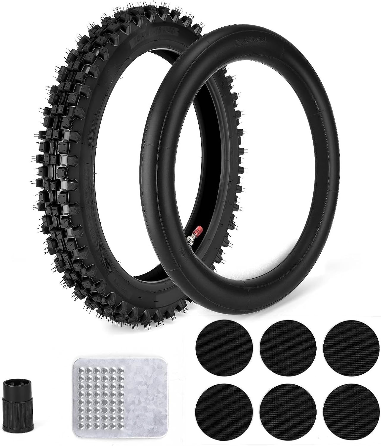 60/100-14 2.50-14 Front Tire and Inner Tube Set, Dirt Bike Tire... 60/100-14 2.50-14 Front Tire and Inner Tube Set, Dirt Bike Tire...