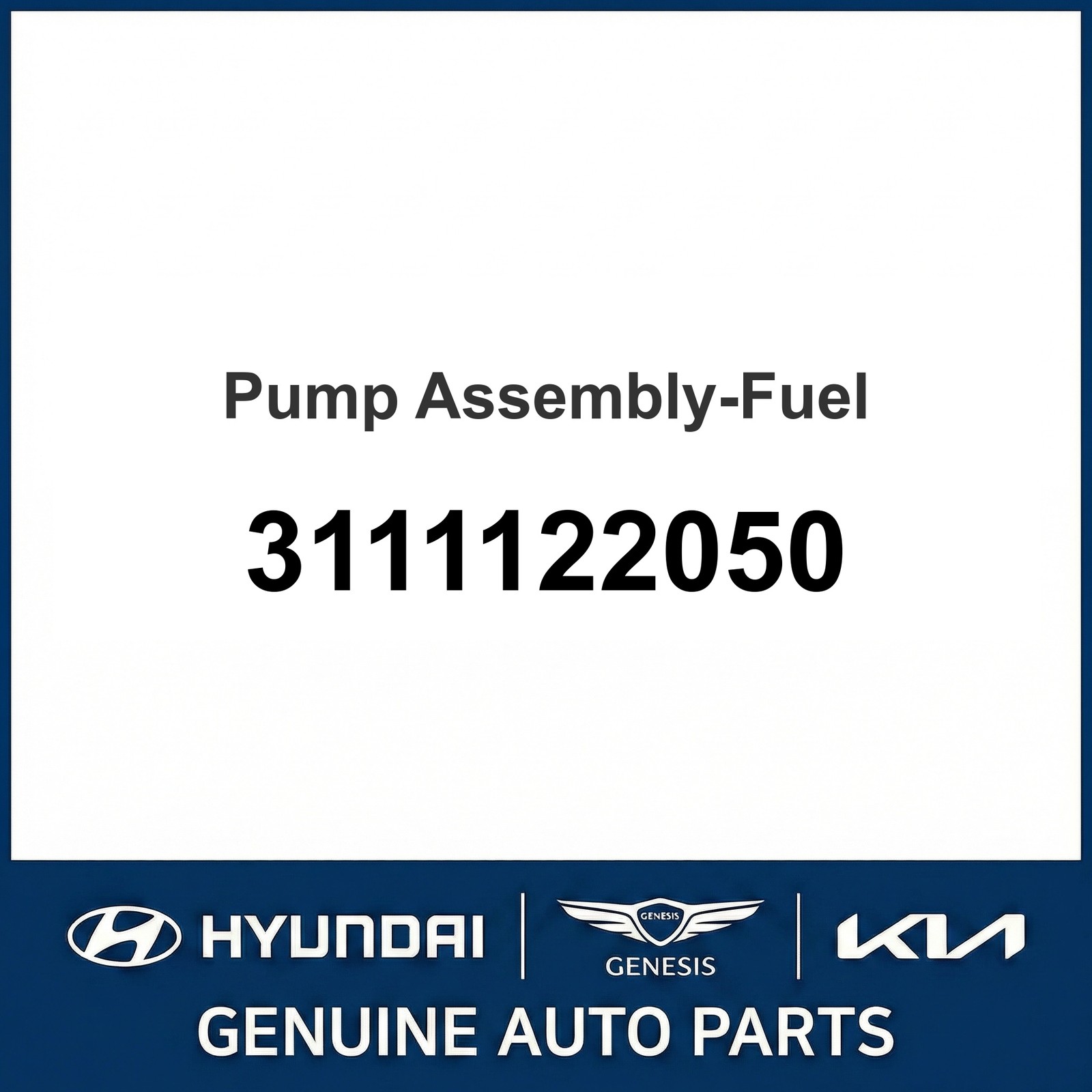 1994-2001 Hyundai Accent Pump Assembly-Fuel OEM New 3111122050