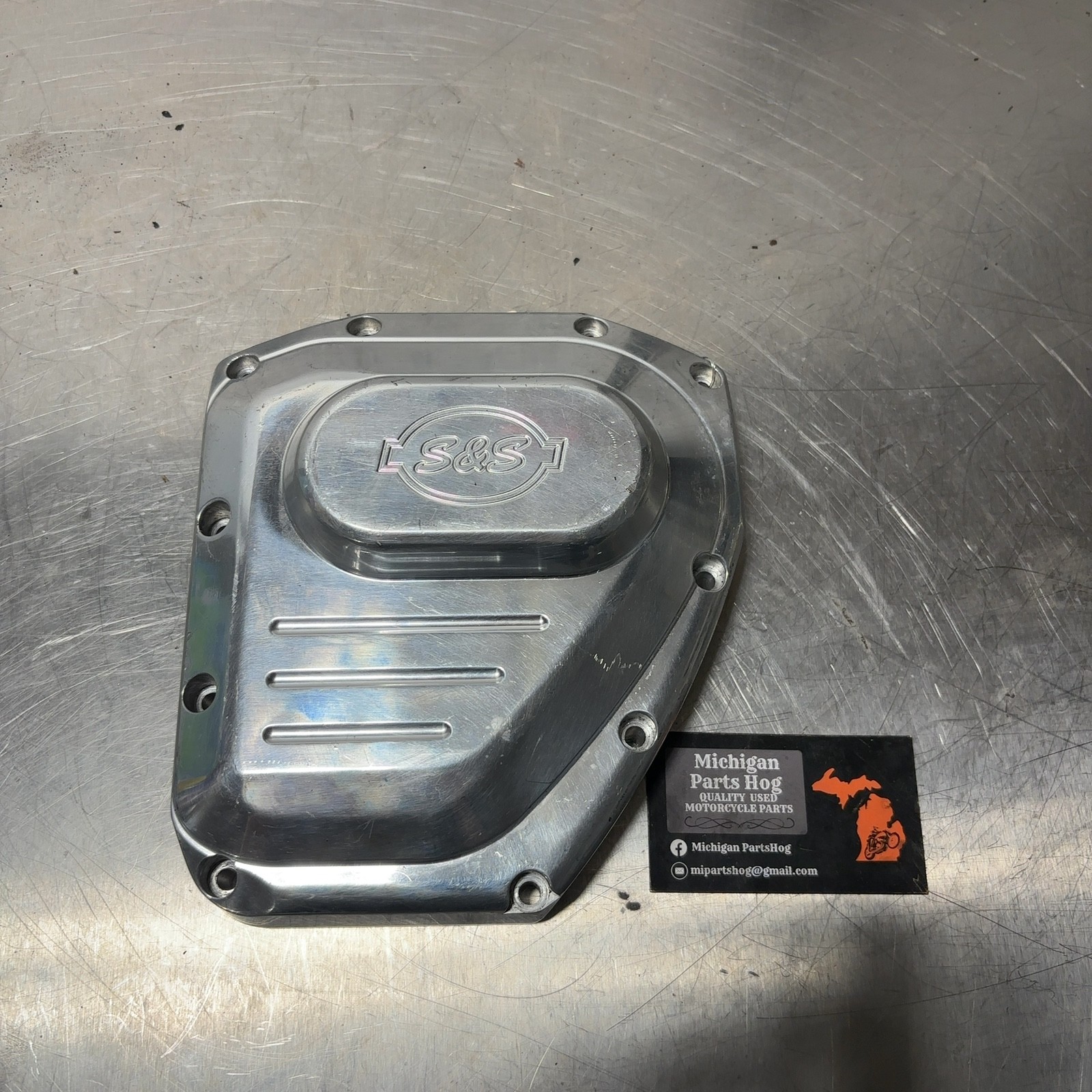 S&S Billet Polished Cam Cover for Twin Cam Engines
