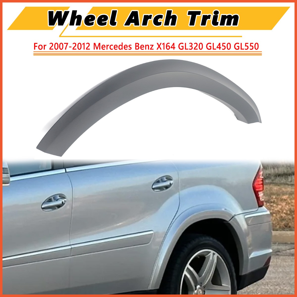 Rear Left Wheel Arch Cover For Mercedes X164 GL 2006-2012 GL500 GL550 Unpainted