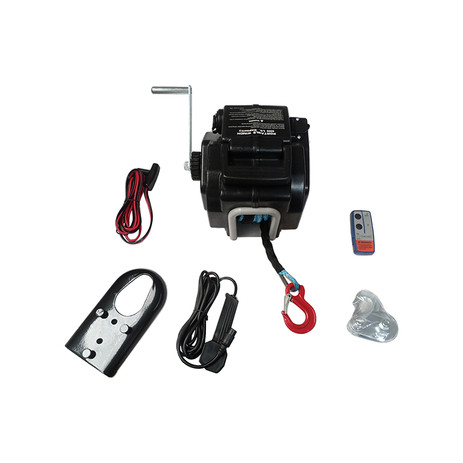 12V 5000LBS Remote Control Electric Winch Portable Trailer Winch for Boat Truck 