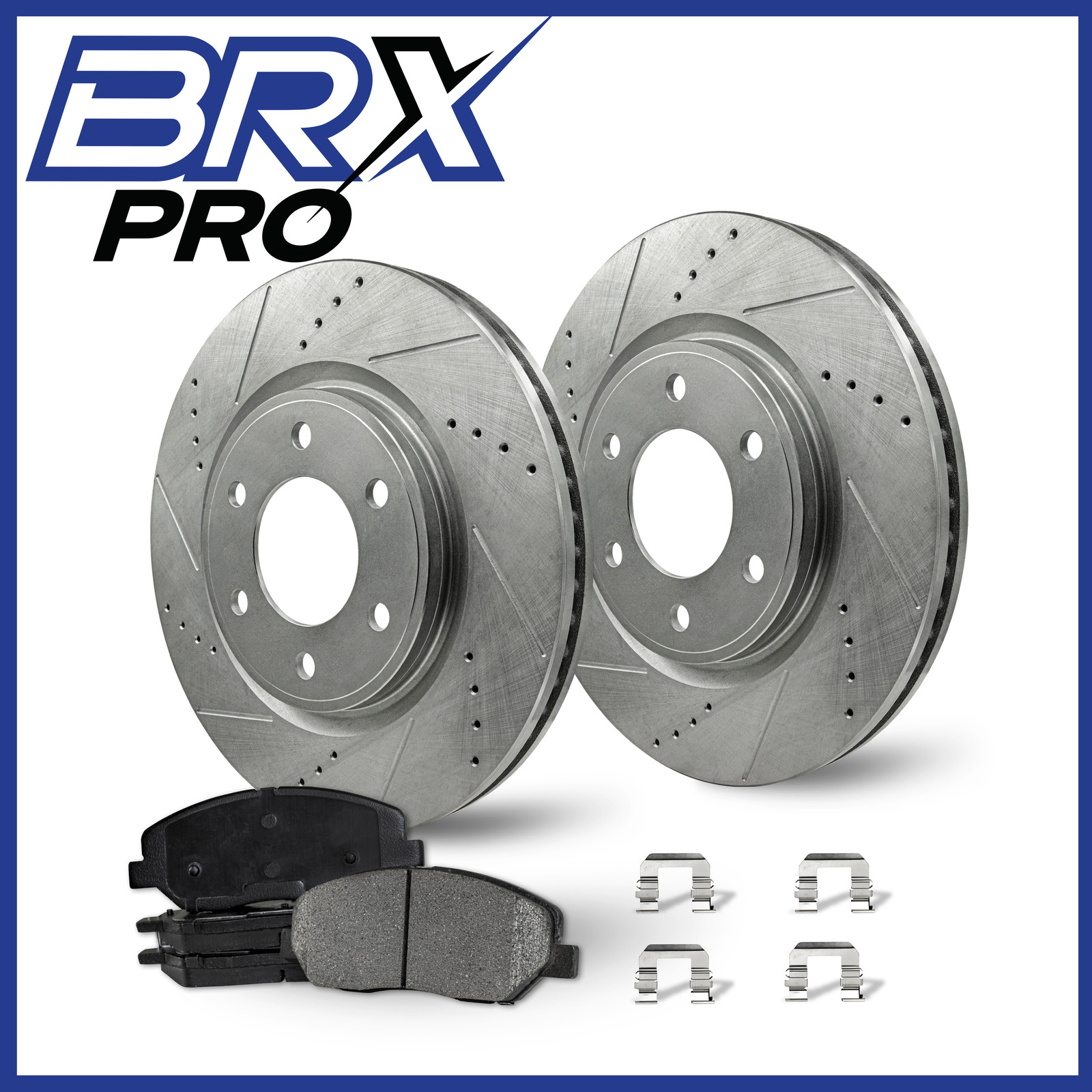 330 mm Front Rotor + Pads For Chevy Silverado 1500 SS (07)|NO RUST Brake Kit