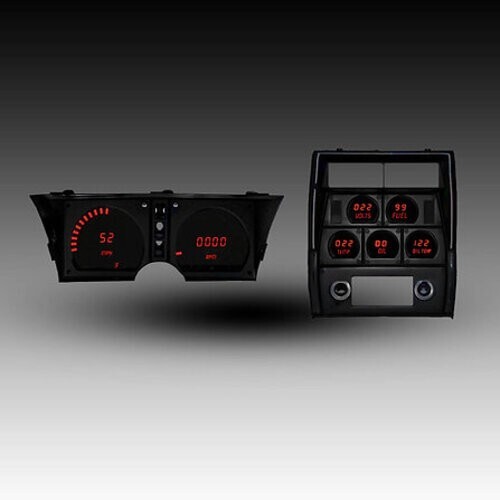 1978-1982 Corvette Digital Gauge Cluster RED LED DP2002R  Made In USA