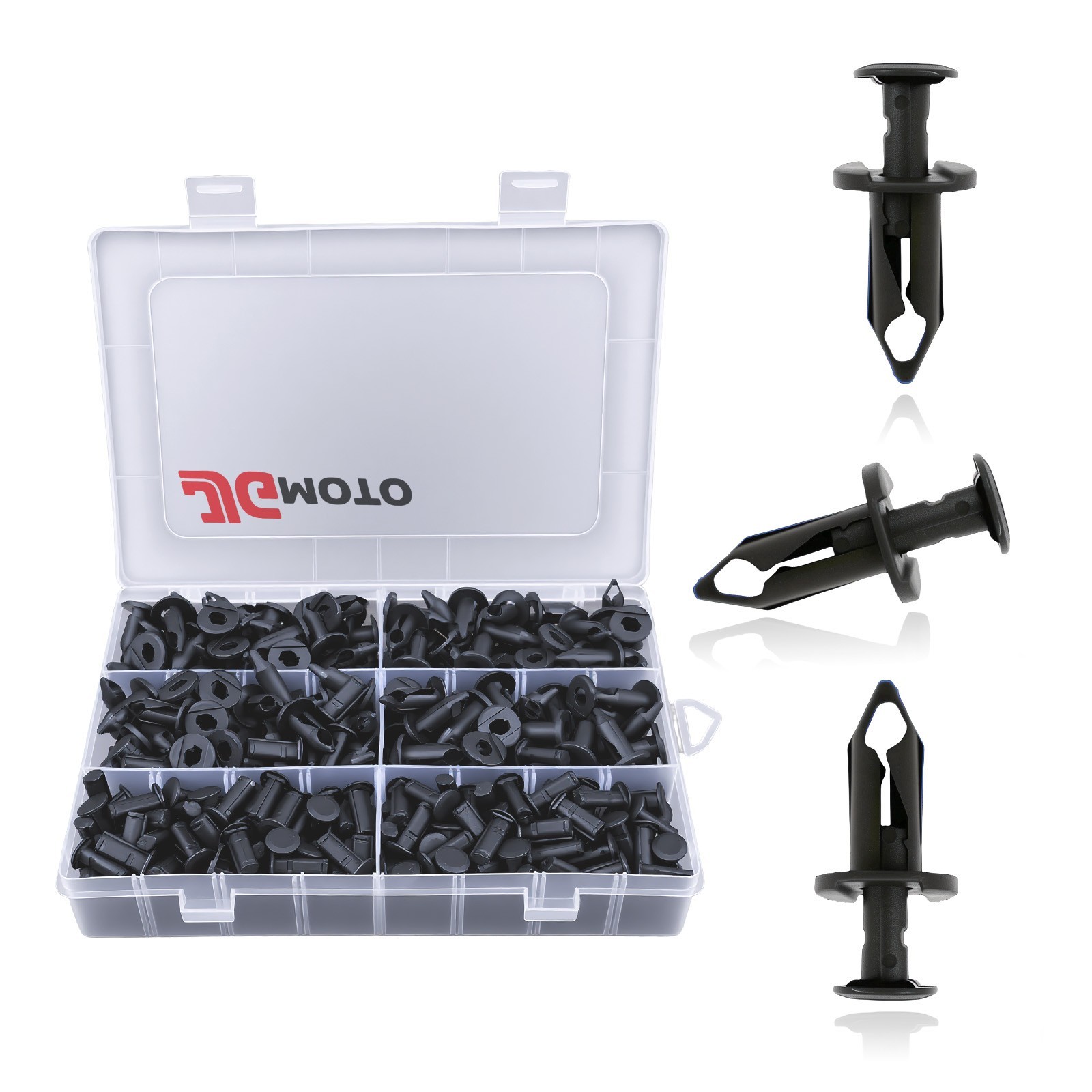 200PCS CFMOTO UFORCE 600 800 1000 Plastic Push Rivet Body Clips 9060