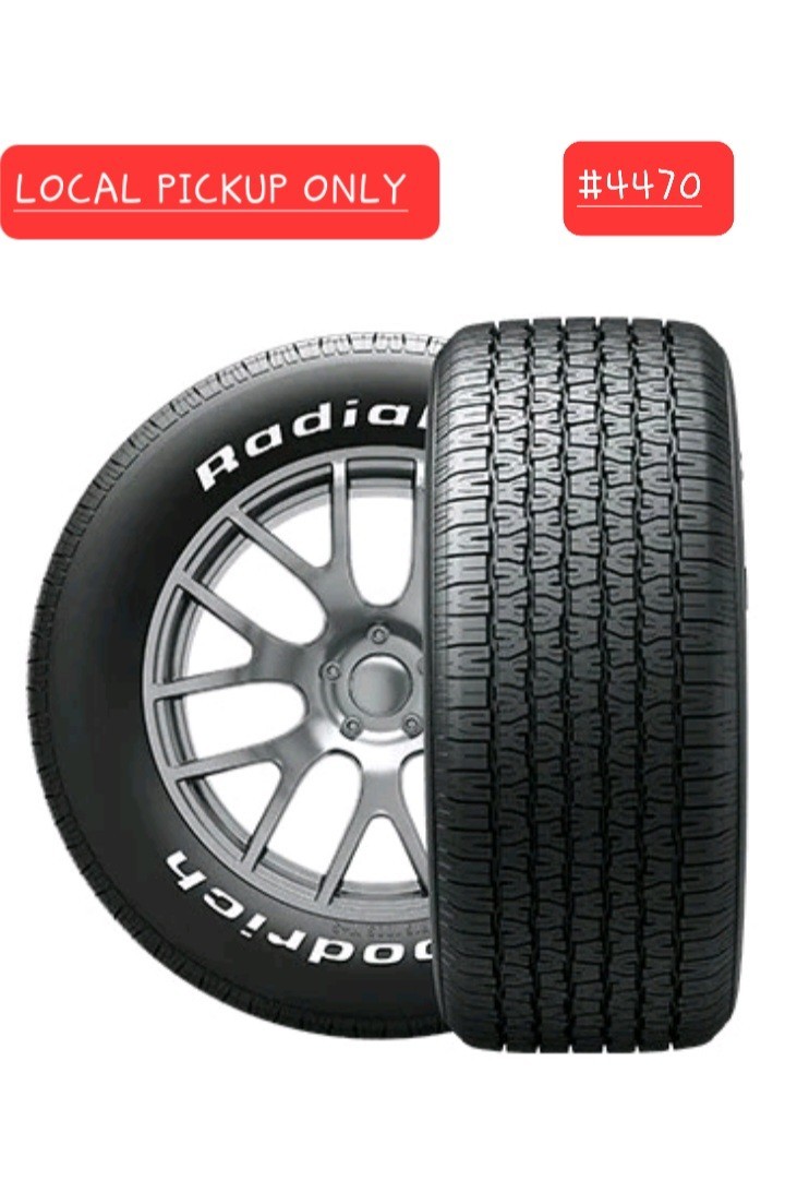 ➿️ BF GOODRICH  P275/60 R15  107S RADIALTA RWL CAR TIRE