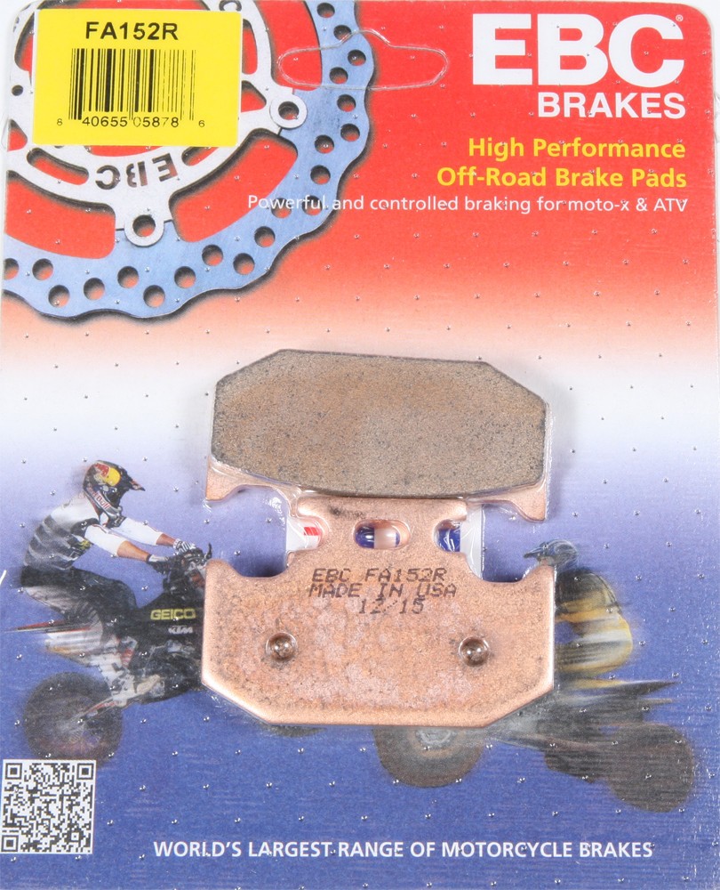 EBC R Series Long Life Sintered Brake Pads FA152R