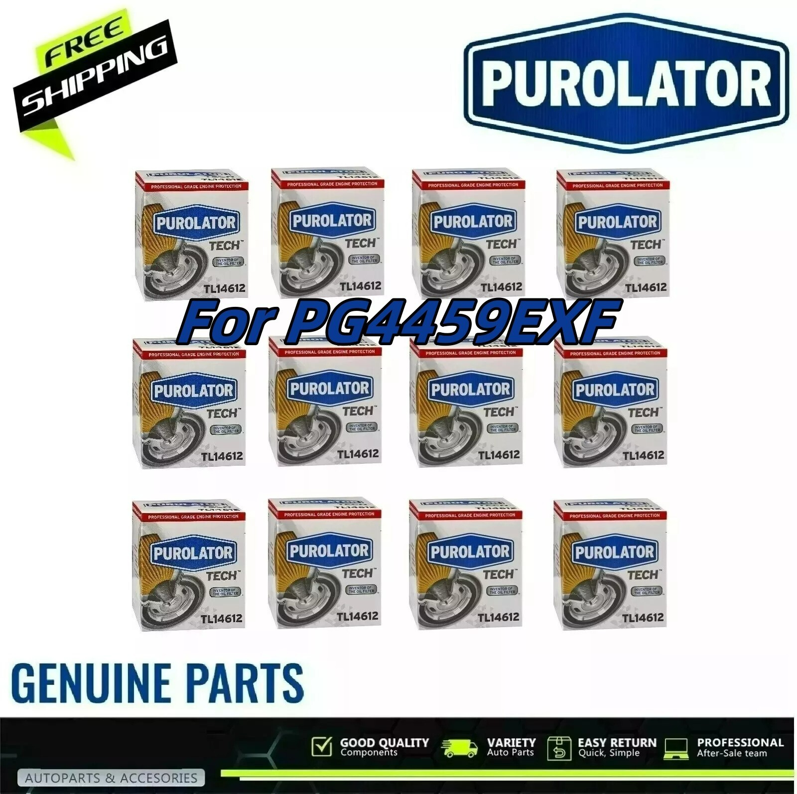 Case of 12 Engine Oil Filter Purolator PG4459EXF For HYUNDAI, KIA
