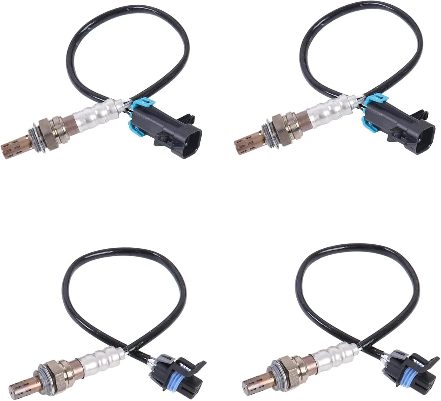 4pcs O2 Oxygen Sensor UP Downstream for 2007 Chevrolet Avalanche Tahoe GMC Yukon