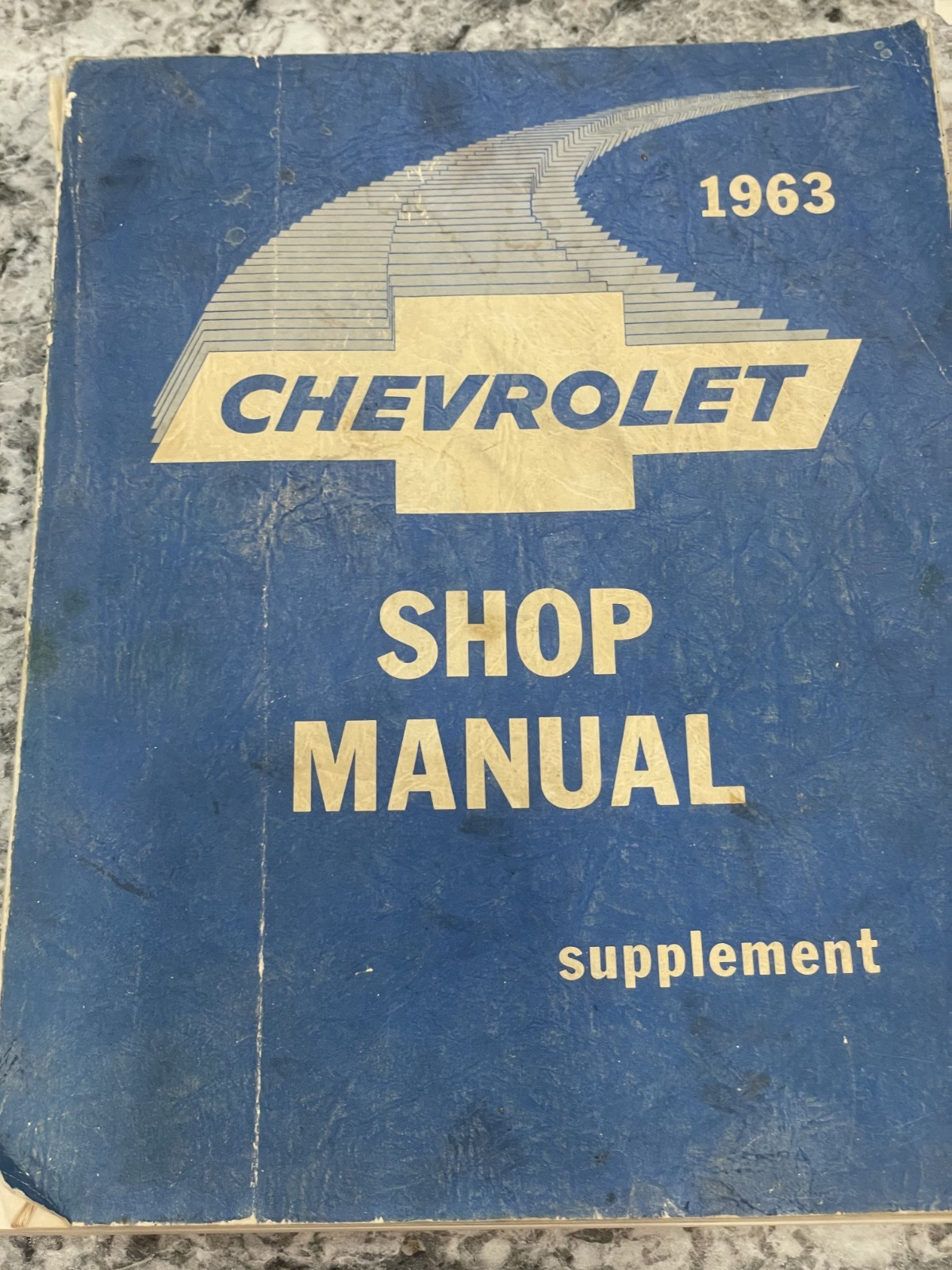1963 Chevrolet Shop Manual Supplement, By GE, Original, Vintage