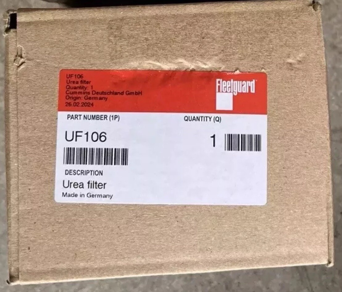 ORIGINAL GENUINE FLEETGUARD DEF FILTER KIT UF106..  SUPER SALE.