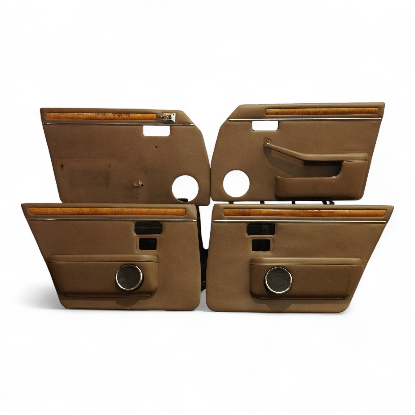 1984-1987 Jaguar XJ6 XJ40 OEM Set of 4 Front & Rear Left Right Door Panel Covers