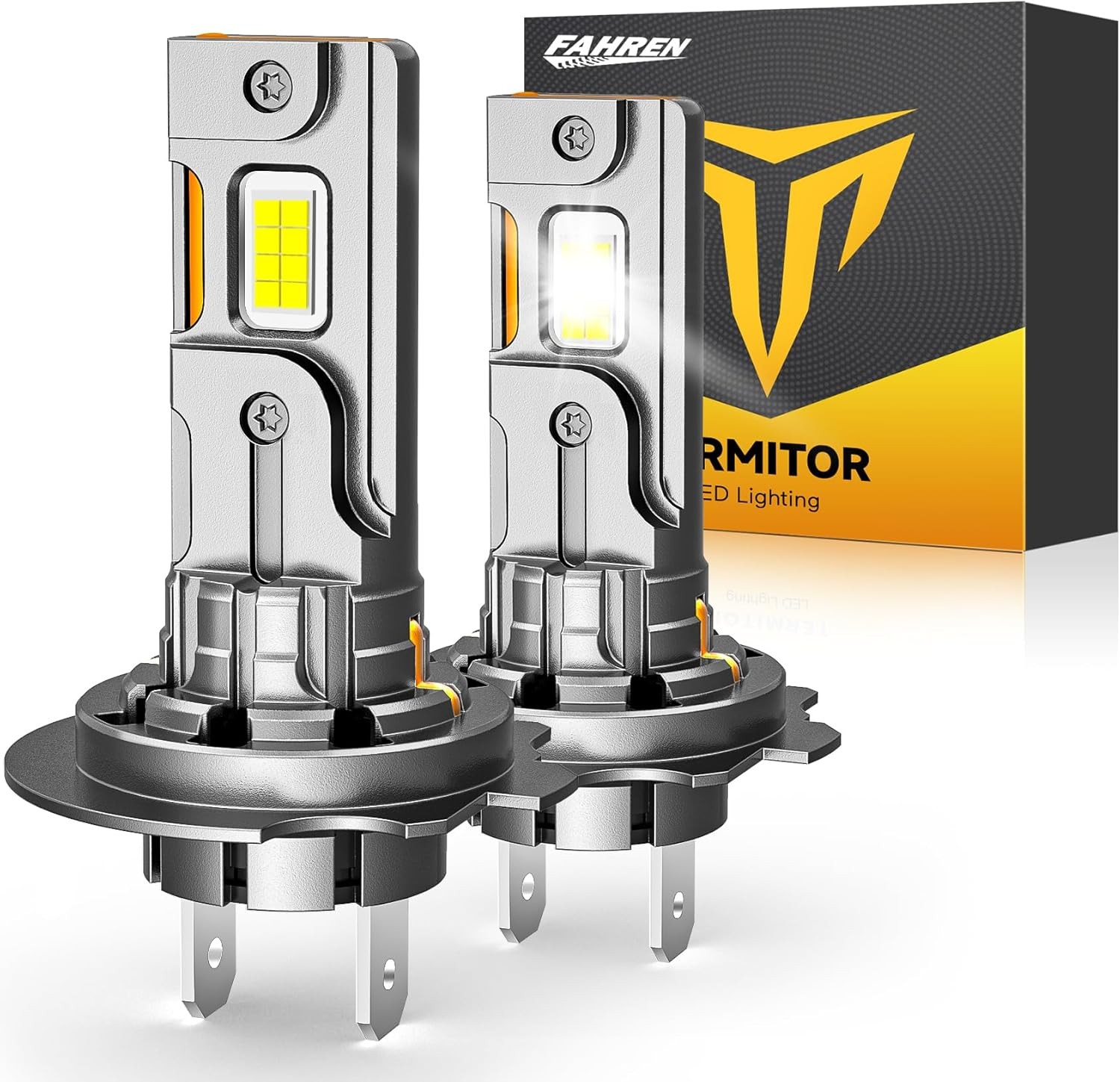 Fahren H7 LED Headlight Bulb Kit High/Low/Fog Beam Super Bright White 45000LM EO
