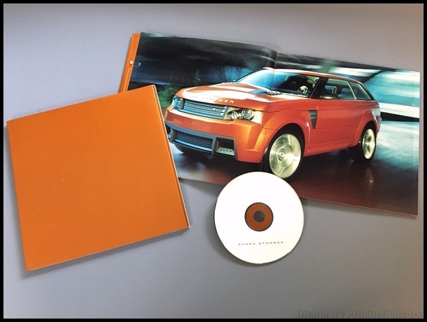 2004 2005 Range Rover Stormer Concept Press Sales Brochure with Disc - Sport