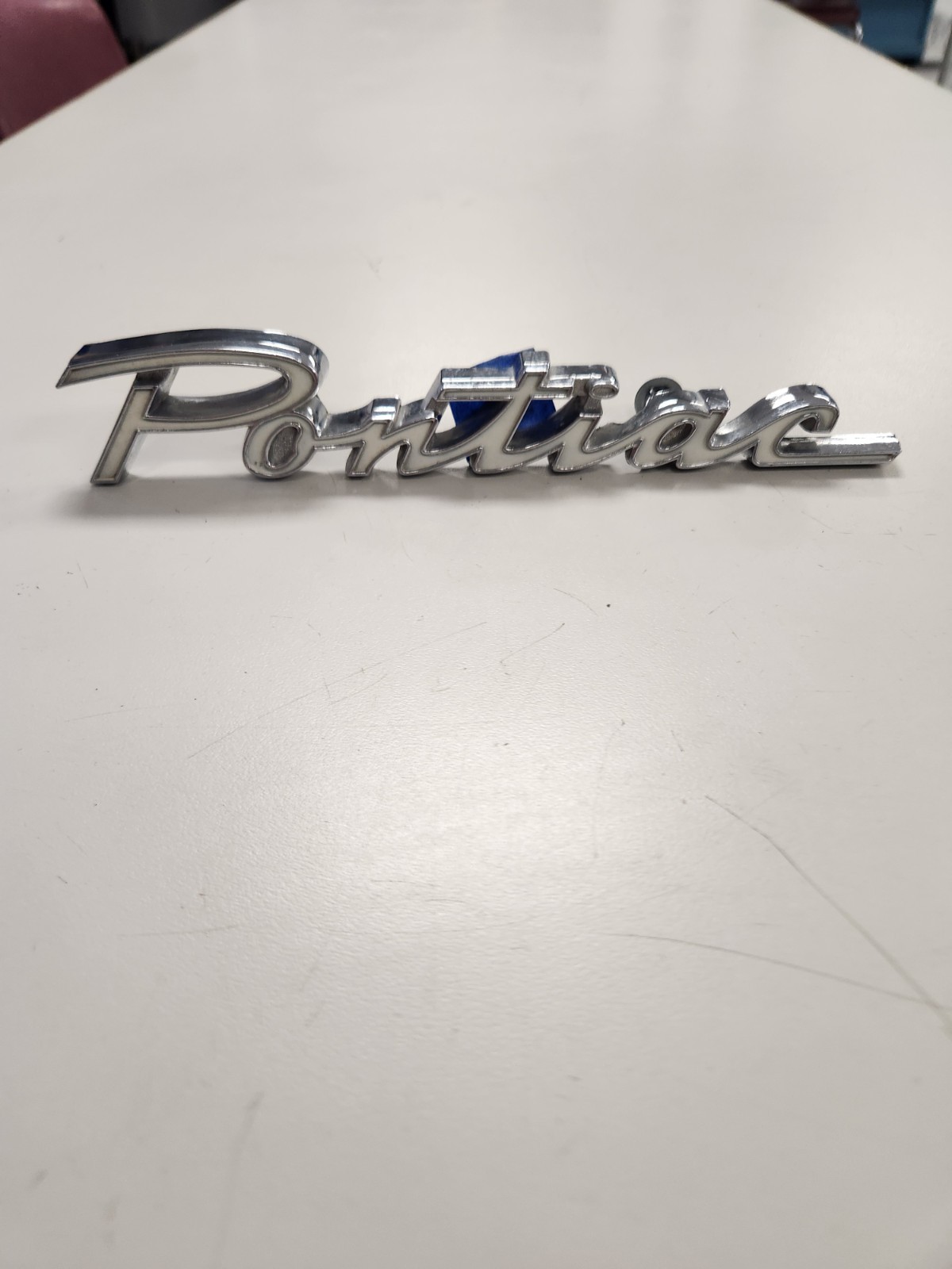 1961 Pontiac Tempest, LeMans, Catalina, and Bonneville Grill Emblem Script OEM 