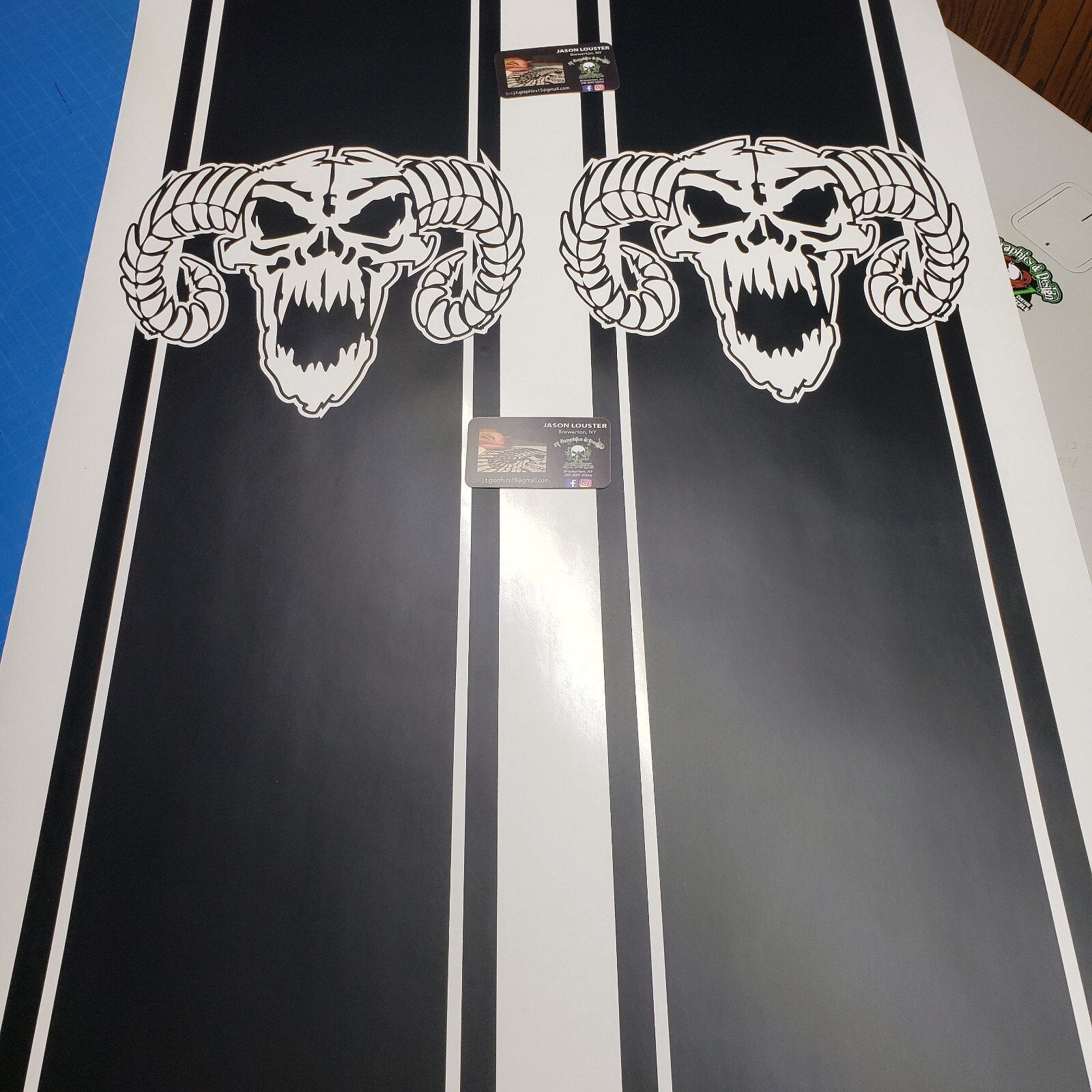 Vinyl bedstripes Compatible with Dodge Ram . Ford Chevy Graphic Truck skull Vinyl bedstripes Compatible with Dodge Ram . Ford Chevy Graphic Truck skull