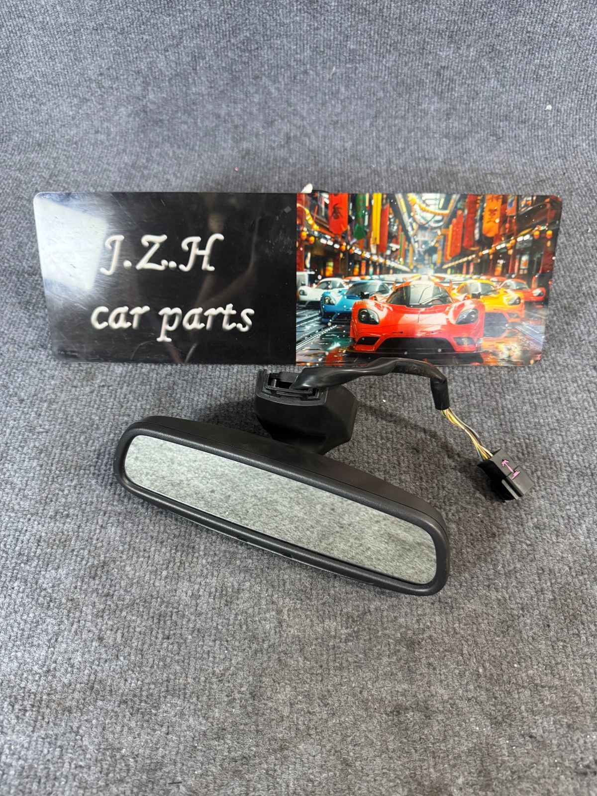 Used,For FERRARI 599 612 INTERNAL REAR VIEW MIRROR PN 68976700 66977000 80462700