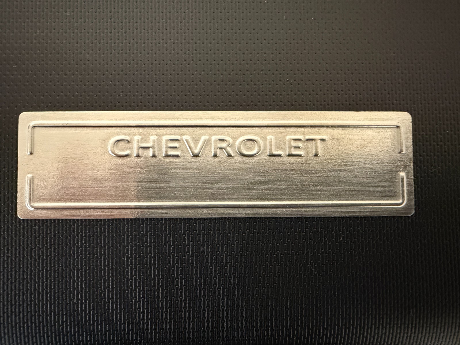 1953 – 1963 CHEVY CHEVROLET DOOR DASH TAG  **BLANK** Replica (Not stamped)