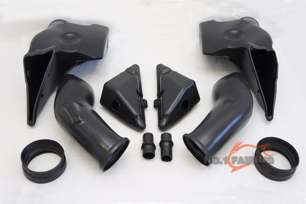 ABS Ram Air Intake Tube Ducts Duct For Honda CBR600RR 600RR CBR 2005-2006 Black