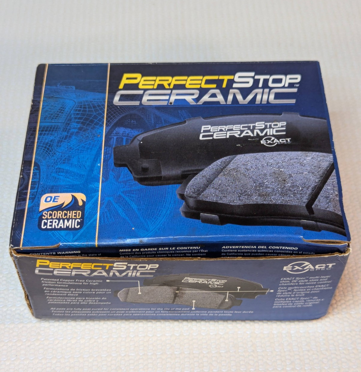 PERFECT STOP CERAMIC Brake Pads (PC1088) (2 Quantity) Read DESC