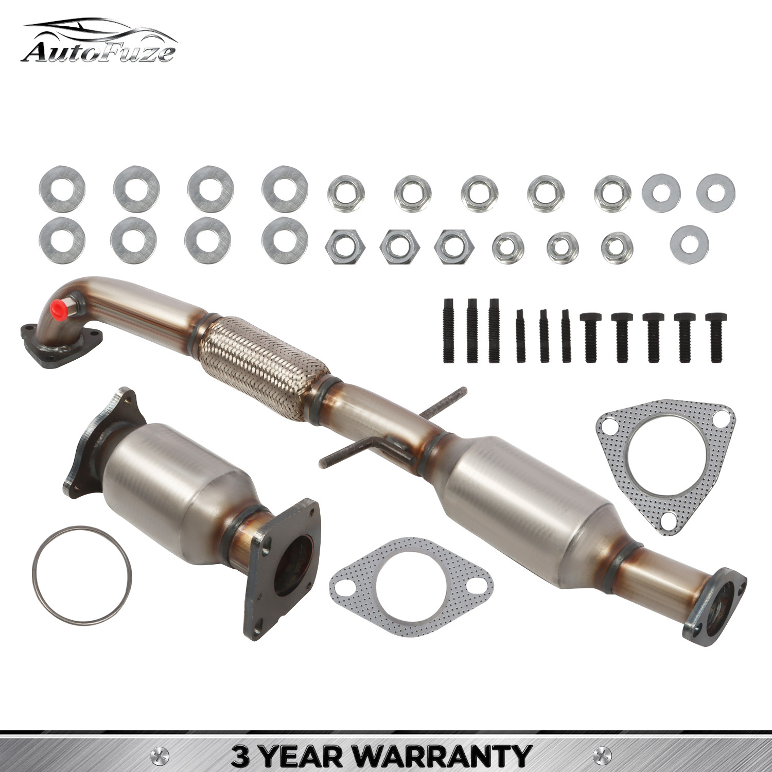 Front & Rear Catalytic Converter Kit For 2012-17 Buick Verano 2.4L