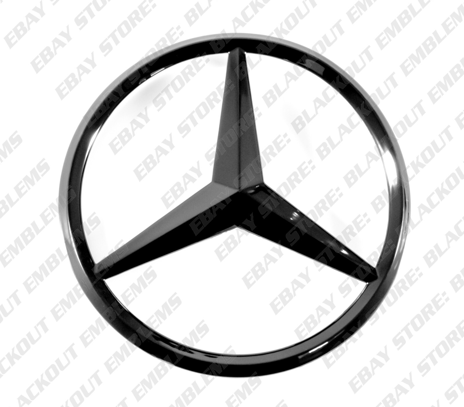 Gloss Black Trunk Star Emblem Badge for Mercedes-Benz SL550 SL63 SL65 AMG R231