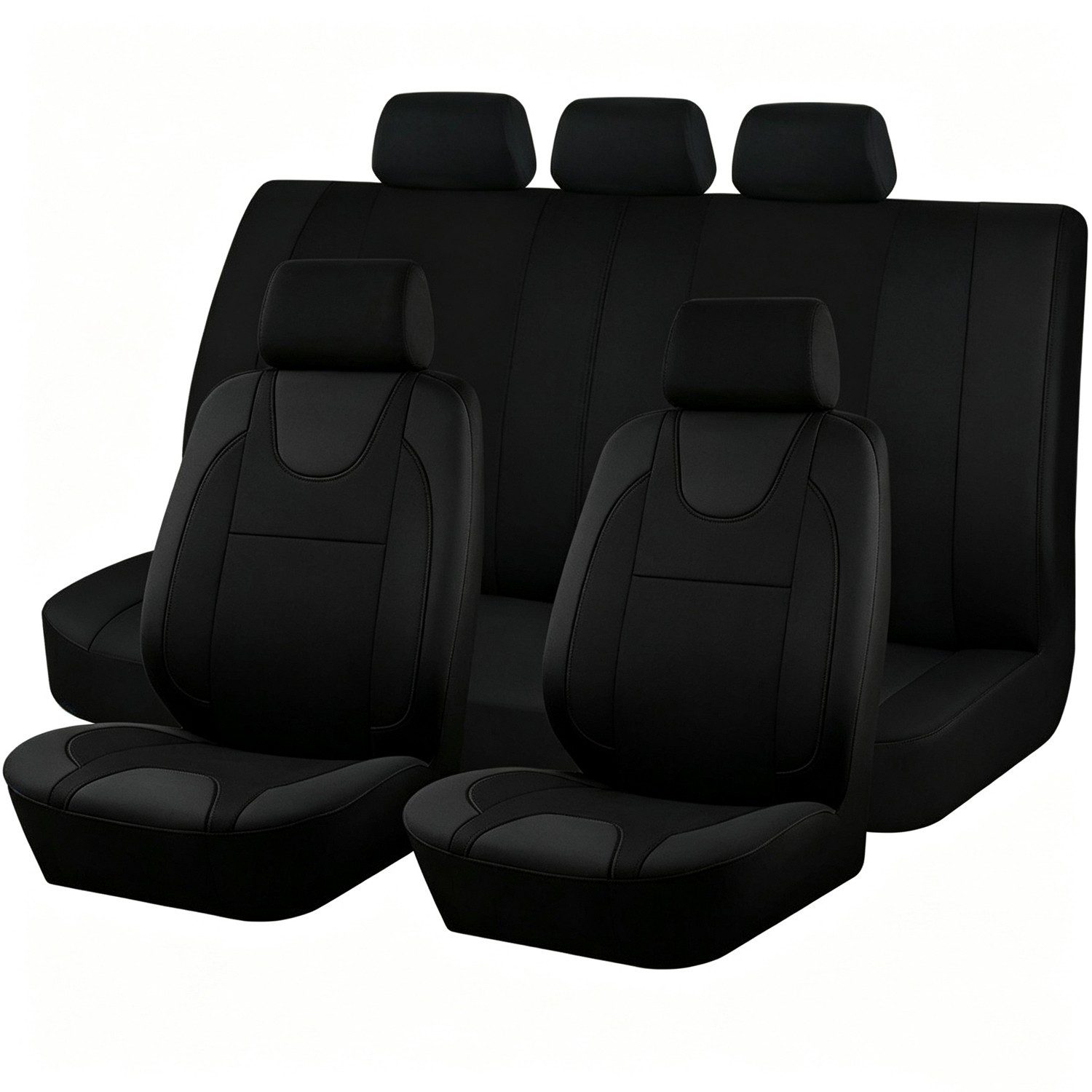 Full Set Fabric Seat Cover Breathable For Nissan Altima Sentra Rogue Murano Leaf