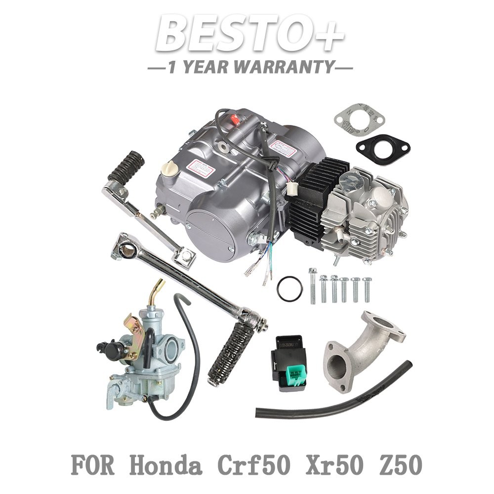 New 125cc 4 Stroke Engine Motor Kit Dirt Pit Bike For Honda CRF50 XR50 Z50