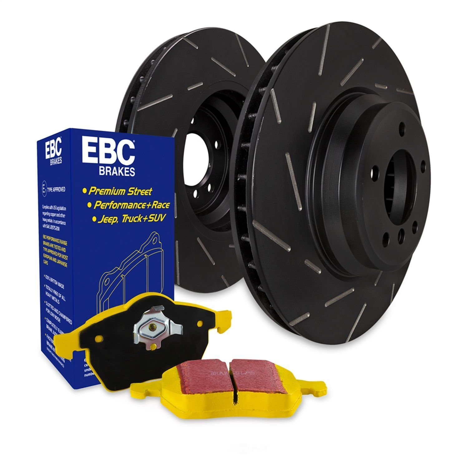 Disc Brake Kit-S9 Kits Yellowstuff and USR Rotors EBC Brake New S9KF1266