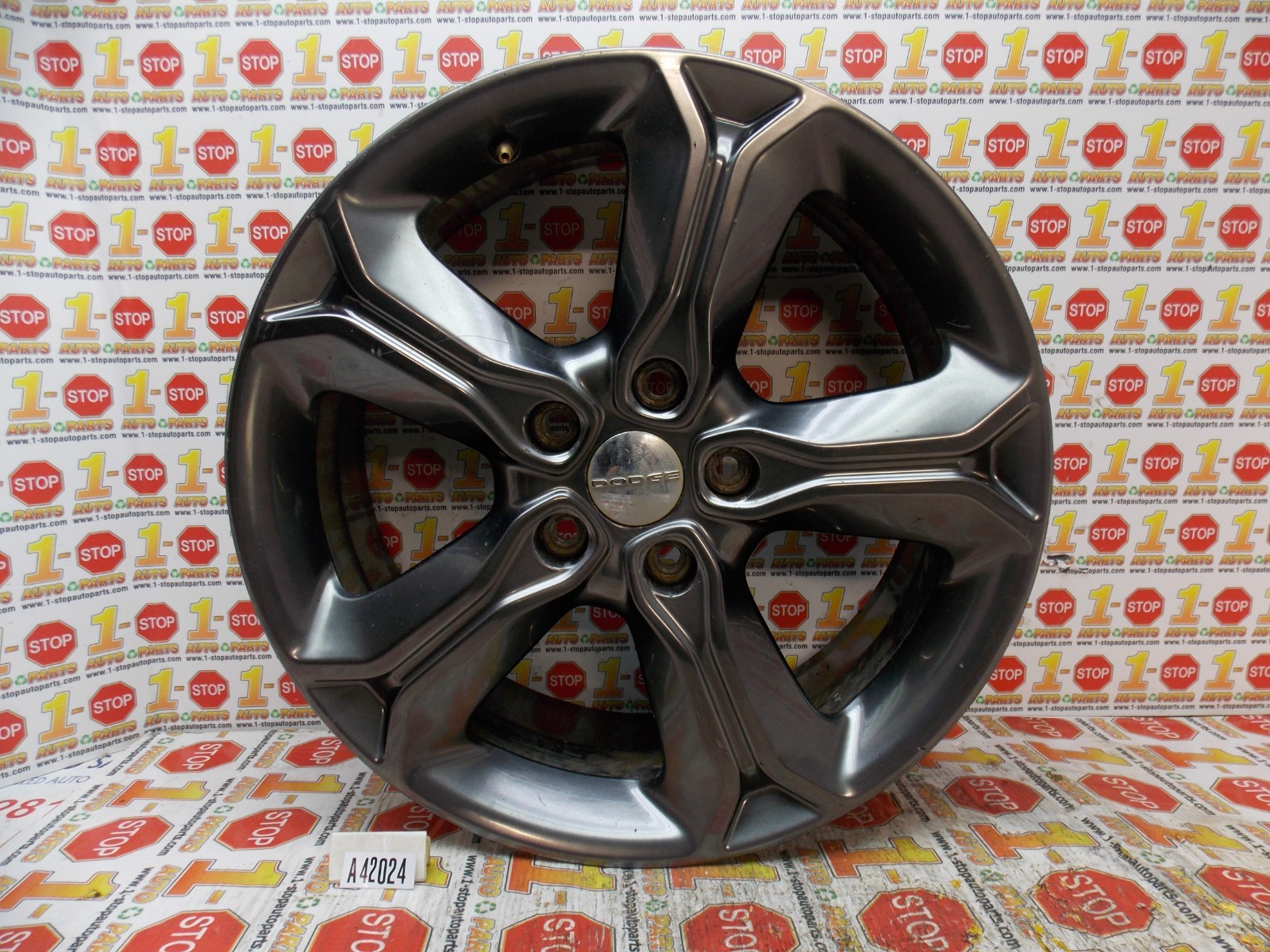 2014-2018 DODGE JOURNEY ALUMINUM HYPER BLACK 5-SPOKE WHEEL RIM 19X 19