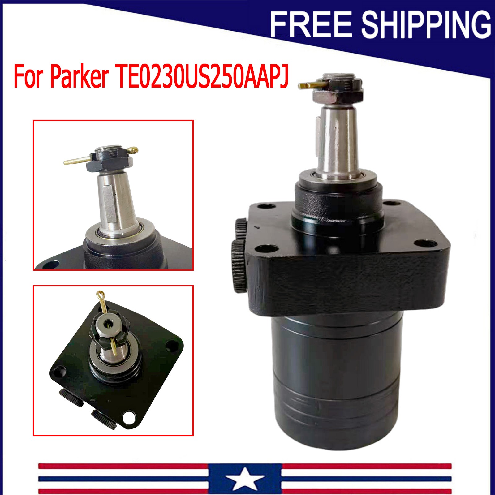 For Parker TE0230US250AAFA TE0230US250AAPJ NEW Hydraulic Motor US