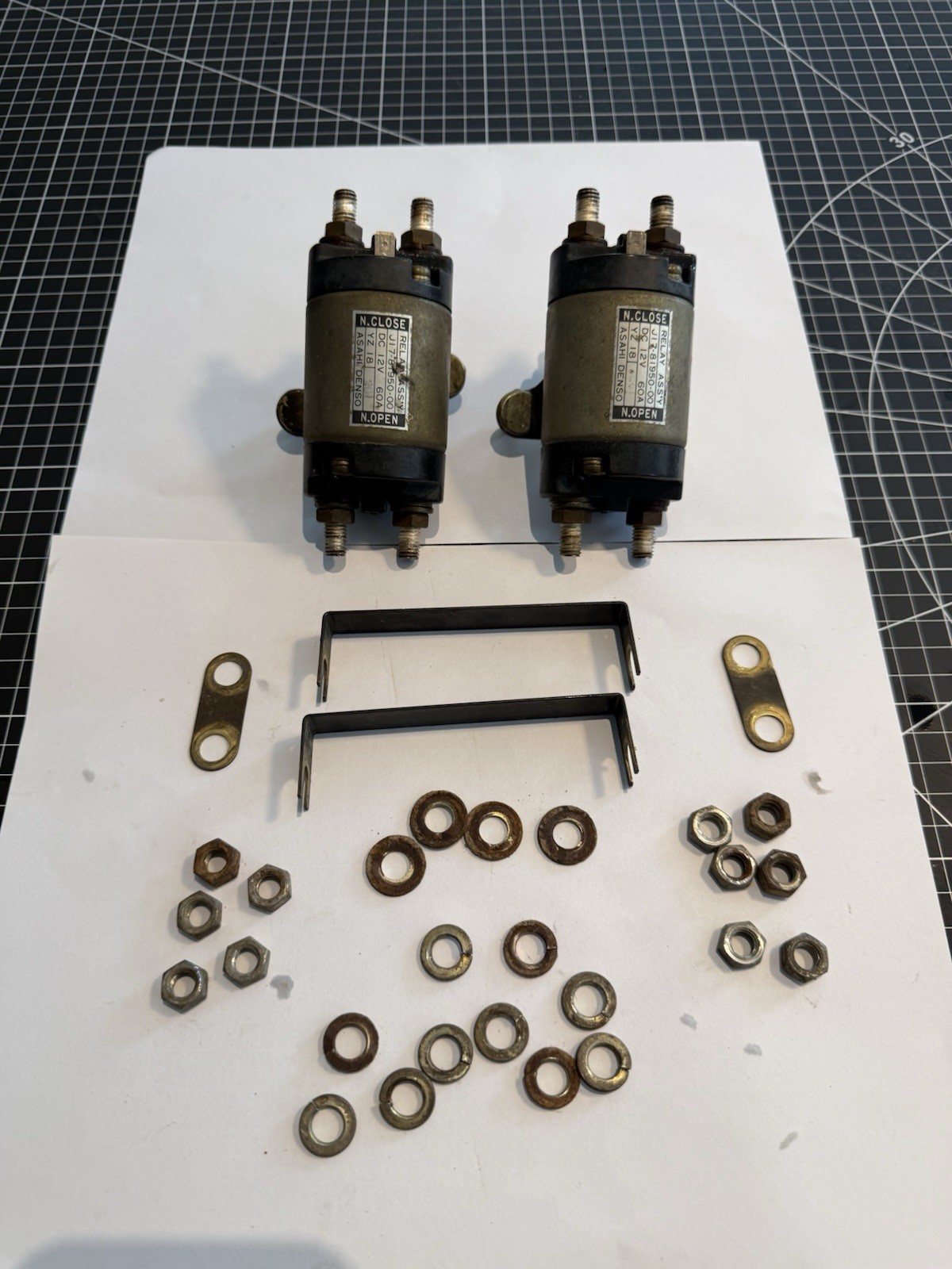Vintage Yamaha G1 Two Stroke Gas Golf Cart Forward Reverse Pack Solenoids