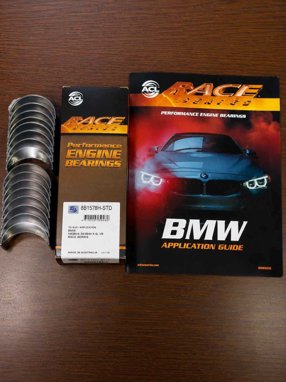 ACL Race Series Rod Bearings 8B1578H-STD BMW N63 S63 4.4L V8 F10 M5 M6 X5M X6M