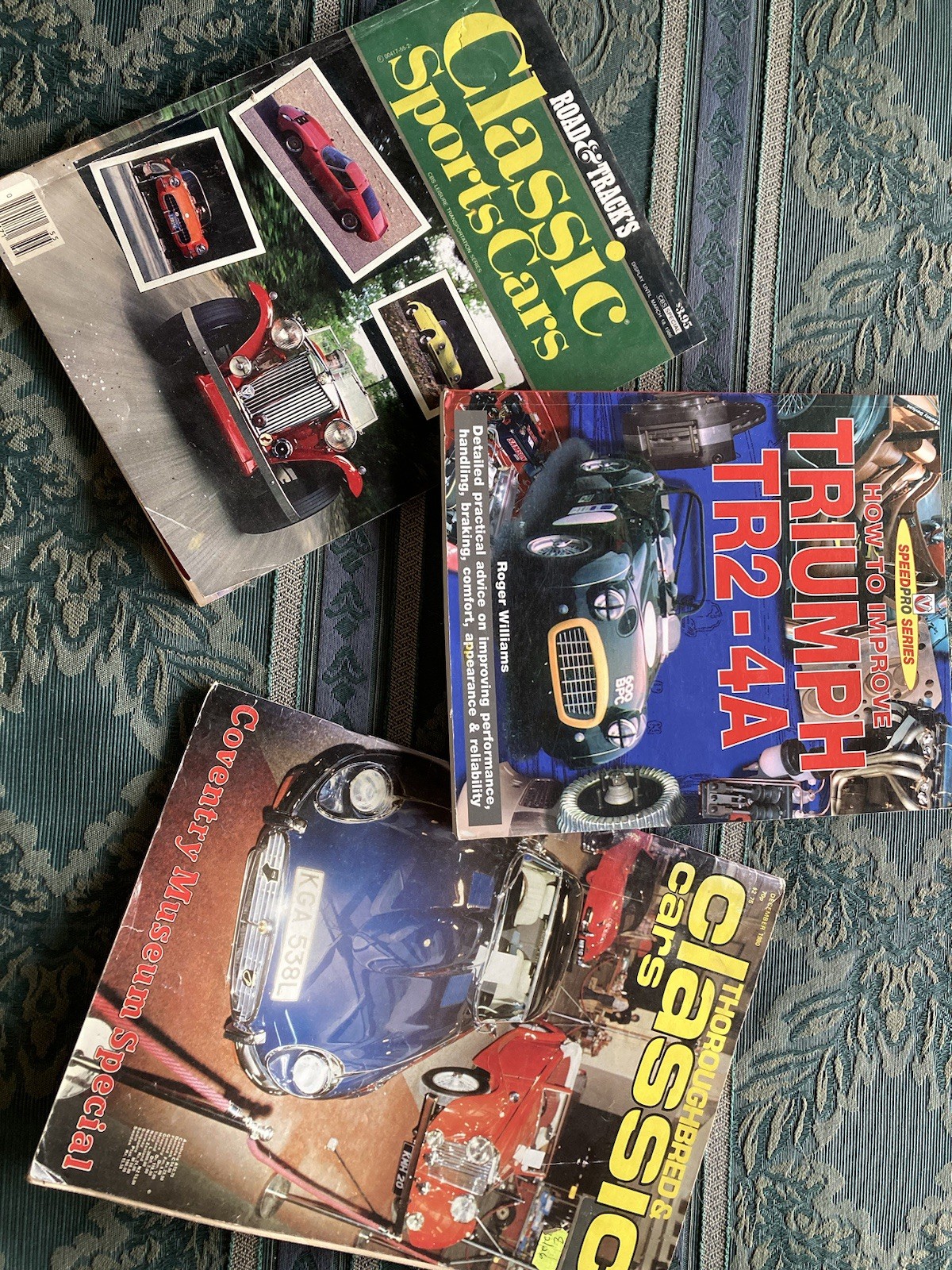 How To Improve Triumph TR2 TR3 TR4 + 2 Classic Car Mags Featuring Triumphs