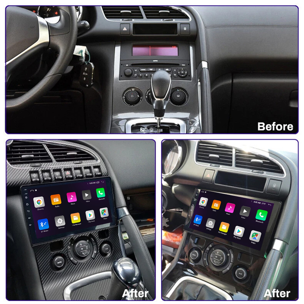 For Peugeot 3008 2009-2015 Android GPS Carplay Radio Multimedia Car Navi Stereo 