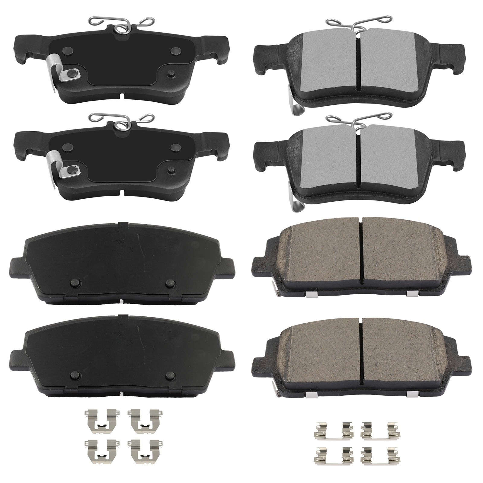 8PCS Fits Kia For Telluride 2020-2023  Ceramic Brake Pads Front & Rear 2199 2215