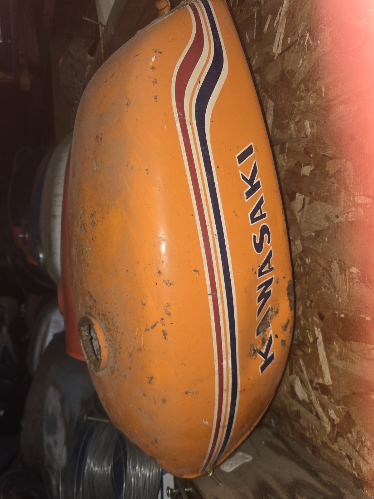 1972 Kawasaki F6 125 Enduro Gas Fuel Petrol Tank Original Paint